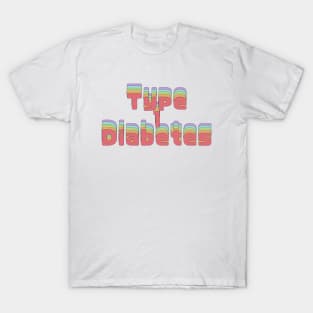 Type1 Diabetes Rainbow T-Shirt